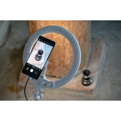 Lampa pierścieniowa LED Newell RL-10A Arctic White + statyw