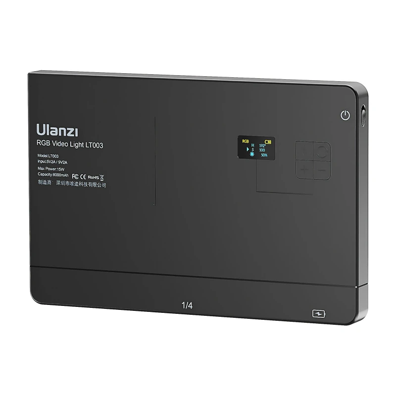 Lampa LED Ulanzi LT003 - RGB, WB (2500 K - 9000 K)