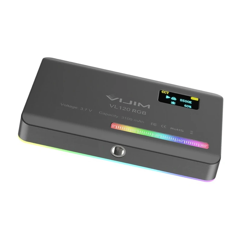 Lampa LED Ulanzi VL120 - RGB, WB (2500 K - 9000 K)