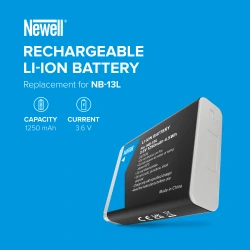 Akumulator Newell zamiennik NB-13L do Canon