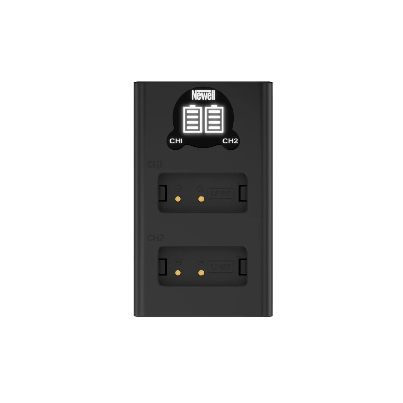 Ładowarka dwukanałowa Newell DL-USB-C do akumulatorów LP-E17 do Canon