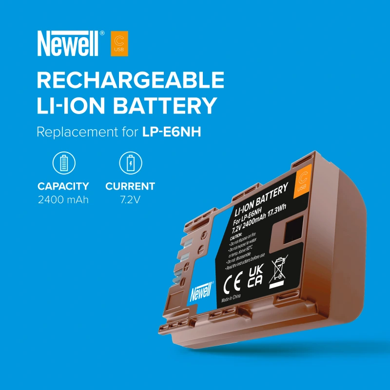 Akumulator Newell zamiennik LP-E6NH USB-C do Canon