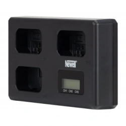 Ładowarka trójkanałowa Newell TT-USB-C do akumulatorów NP-FW50 do Sony