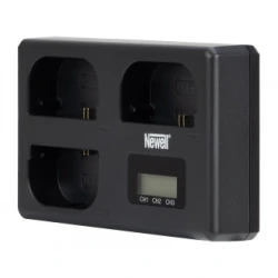 Ładowarka trójkanałowa Newell TT-USB-C do akumulatorów LP-E6 do Canon