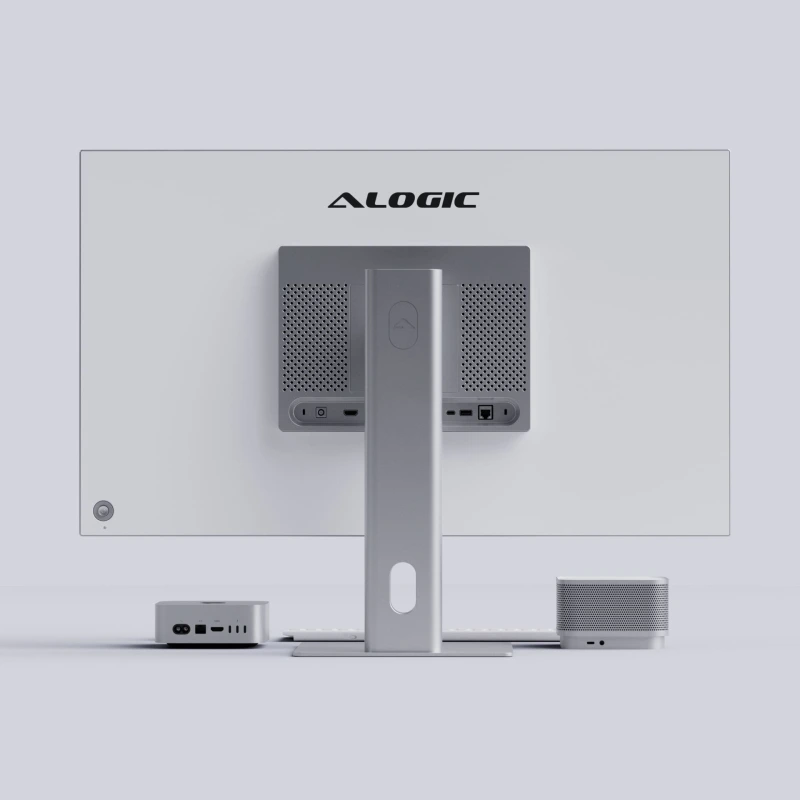 Alogic ASPEKT Touch 32  UHD Gloss Dock Monitor only Silver