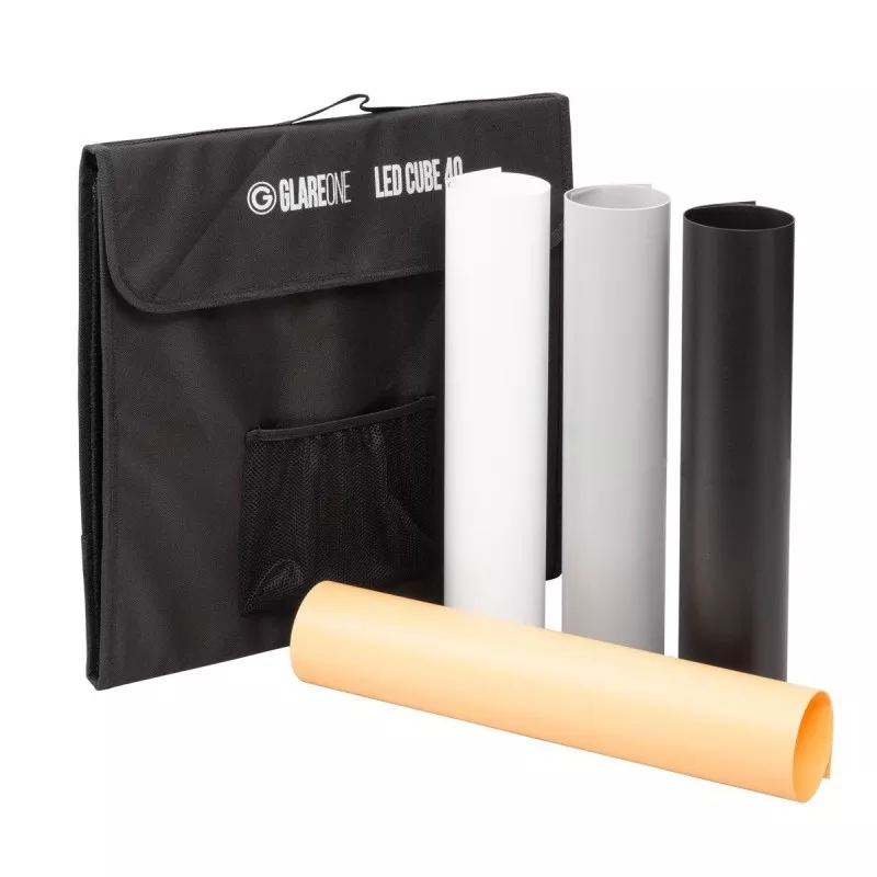 GlareOne LED Cube 40 - namiot bezcieniowy z oświetleniem LED