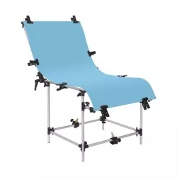 GlareOne tło PVC 60x130cm - niebieskie