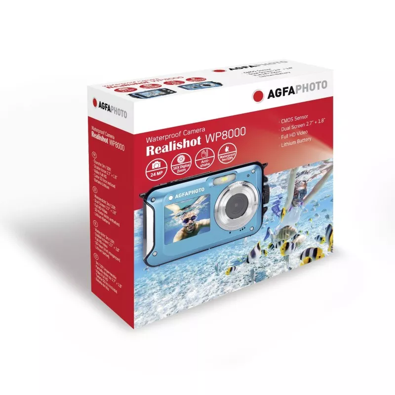 AgfaPhoto Realishot WP8000 niebieski