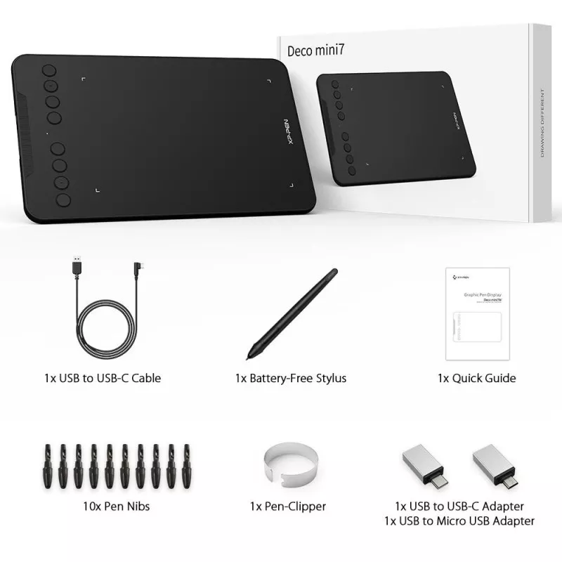 XP-Pen Deco mini7 Tablet graficzny