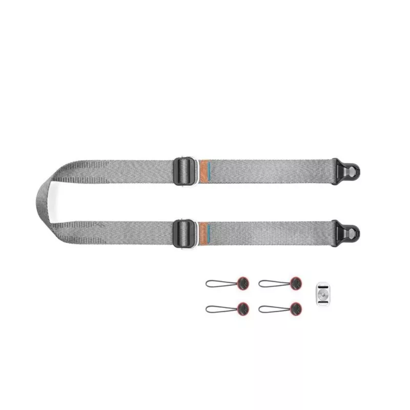 Pasek na szyję lub ramię SLIDE LITE ASH v3 popielaty do lekkich aparatów