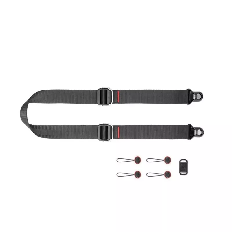 Pasek na szyję lub ramię SLIDE LITE BLACK v3 czarny do lekkich aparatów