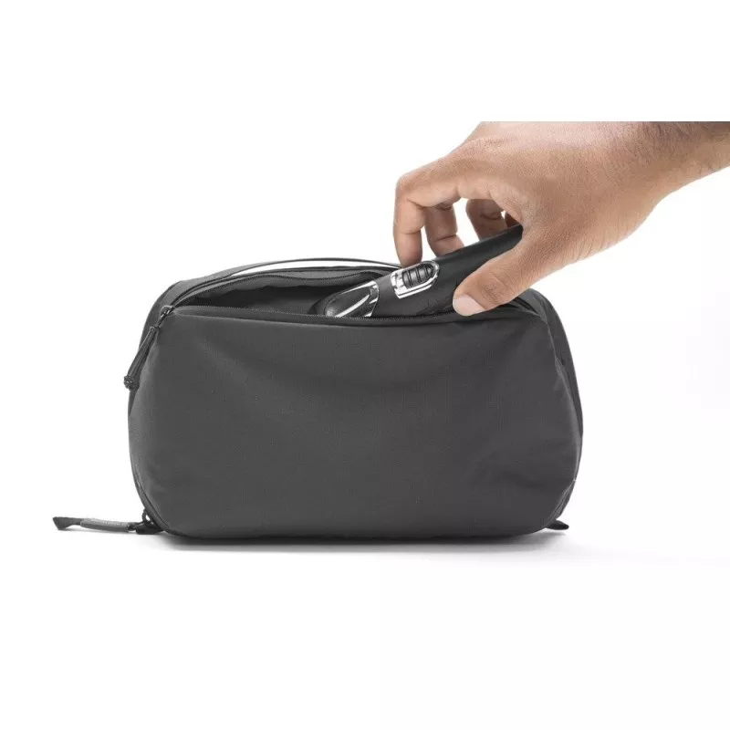 Kosmetyczka Travel Line Peak Design Wash Pouch Black - czarny