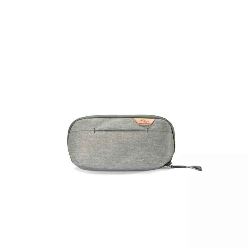 Kosmetyczka Travel Line Peak Design Wash Pouch Small Sage - mała, szarozielona