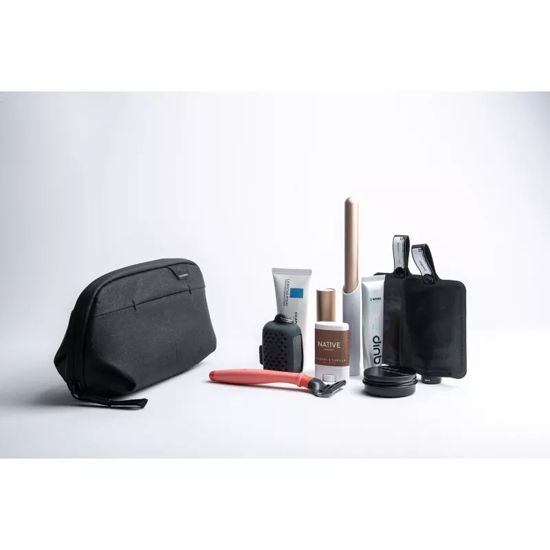 Kosmetyczka Travel Line Peak Design Wash Pouch Small Black - mała, czarna