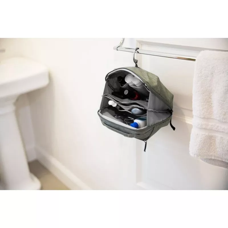 Kosmetyczka Travel Line Peak Design Wash Pouch Sage - szarozielony