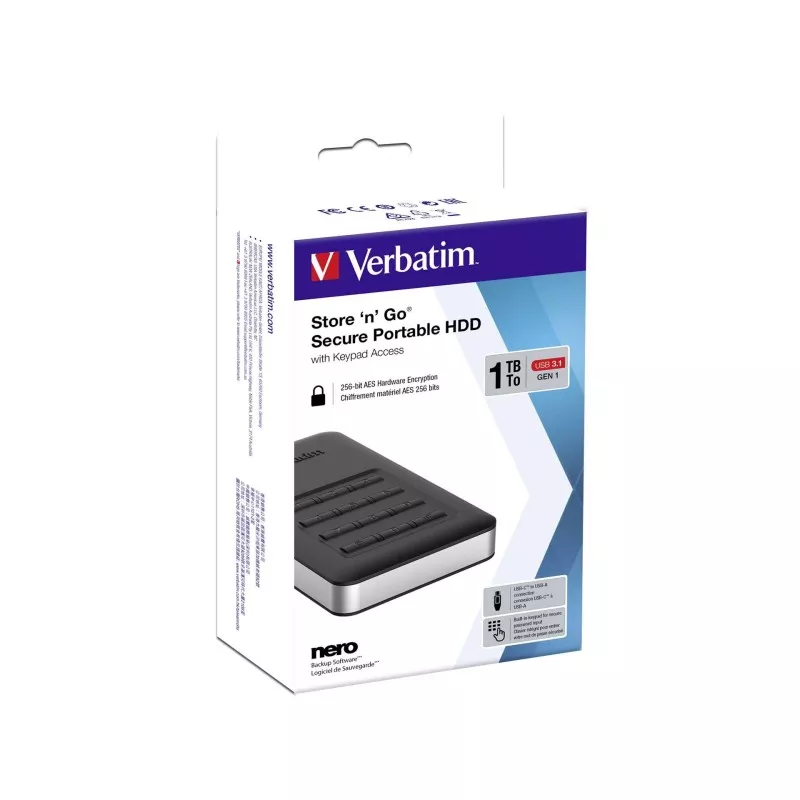 Verbatim Store n Go          1TB Secure Portable USB 3.1