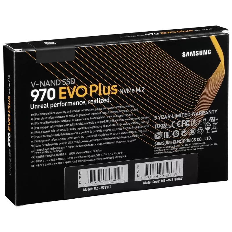 Samsung SSD 970 Evo Plus     1TB MZ-V7S1T0BW