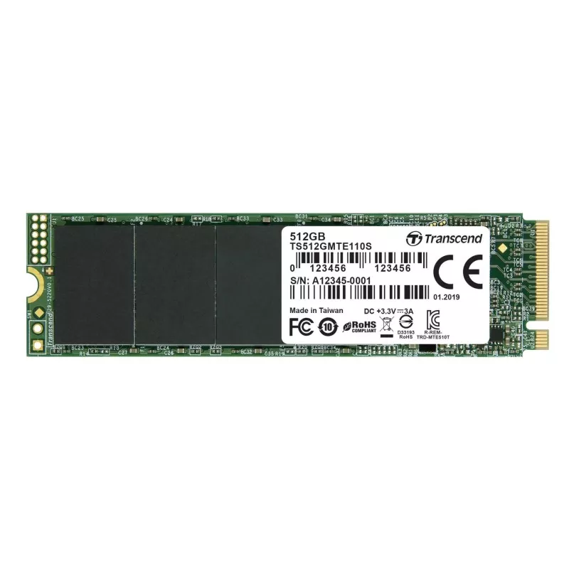 Transcend SSD MTE110S      512GB NVMe PCIe Gen3 x4