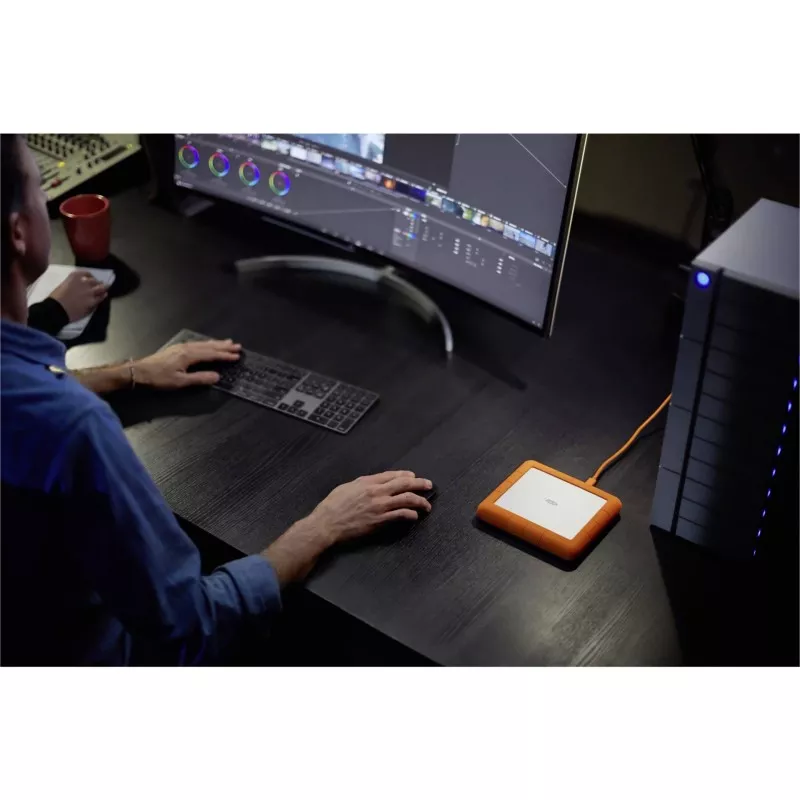 LaCie Rugged Raid Shuttle    8TB Mobile Drive USB-C USB 3.1
