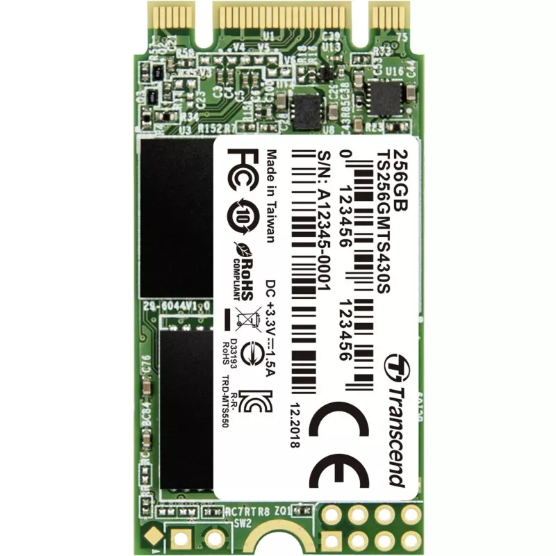 Transcend SSD MTS430S      256GB M.2 SATA III