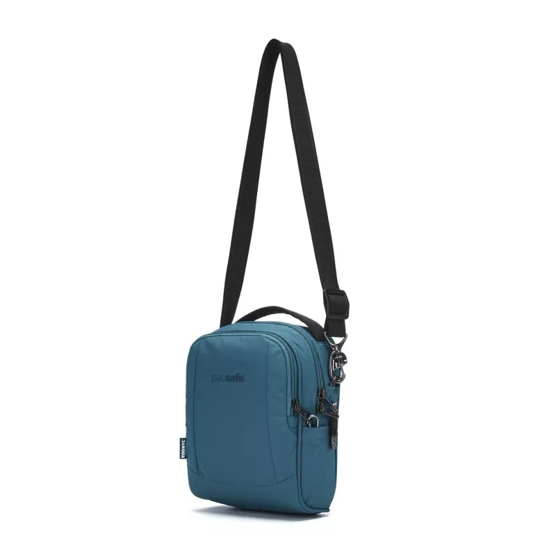 Pacsafe LS100 crossbody ECONYL® turquoise