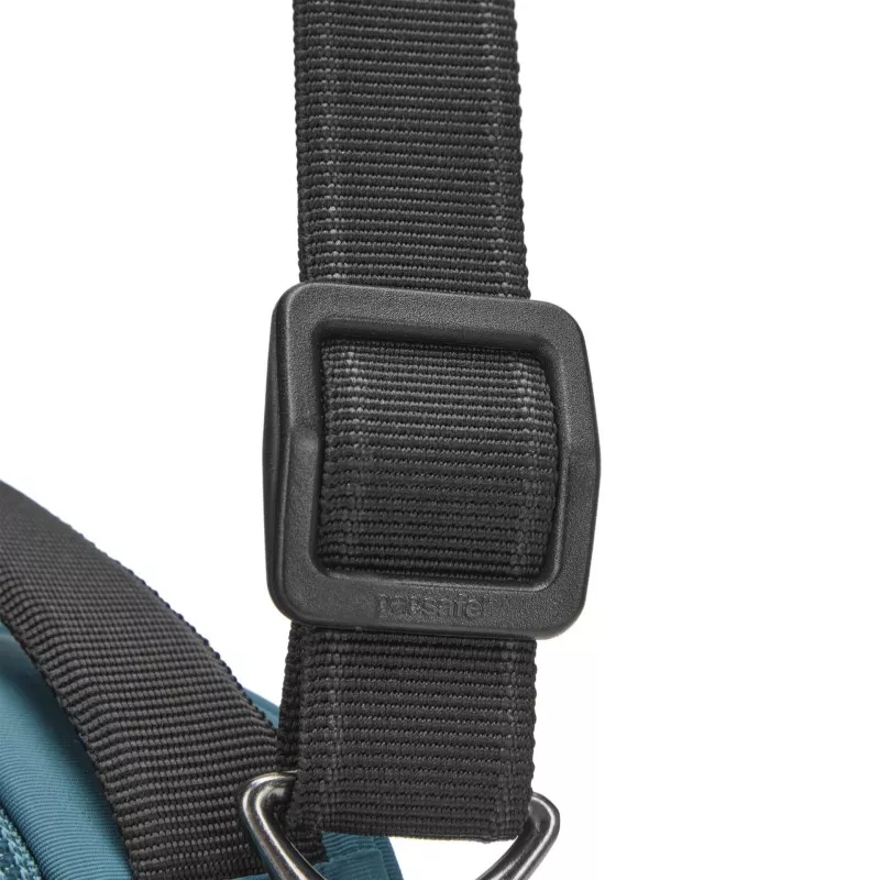Pacsafe LS100 crossbody ECONYL® turquoise