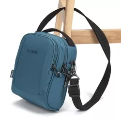 Pacsafe LS100 crossbody ECONYL® turquoise