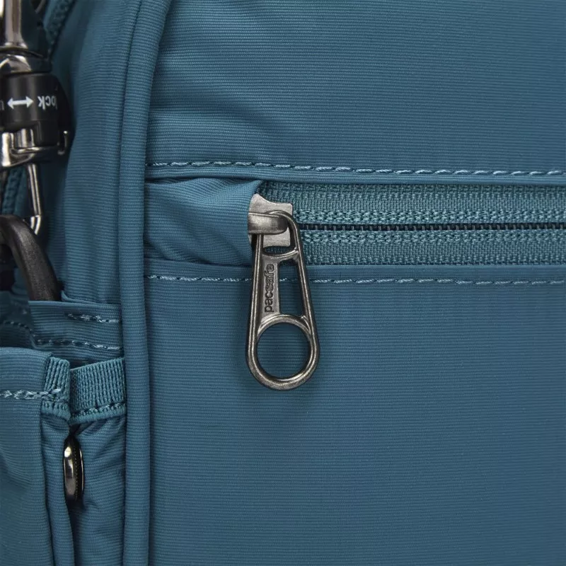 Pacsafe LS200 crossbody ECONYL® turquoise