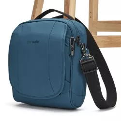 Pacsafe LS200 crossbody ECONYL® turquoise