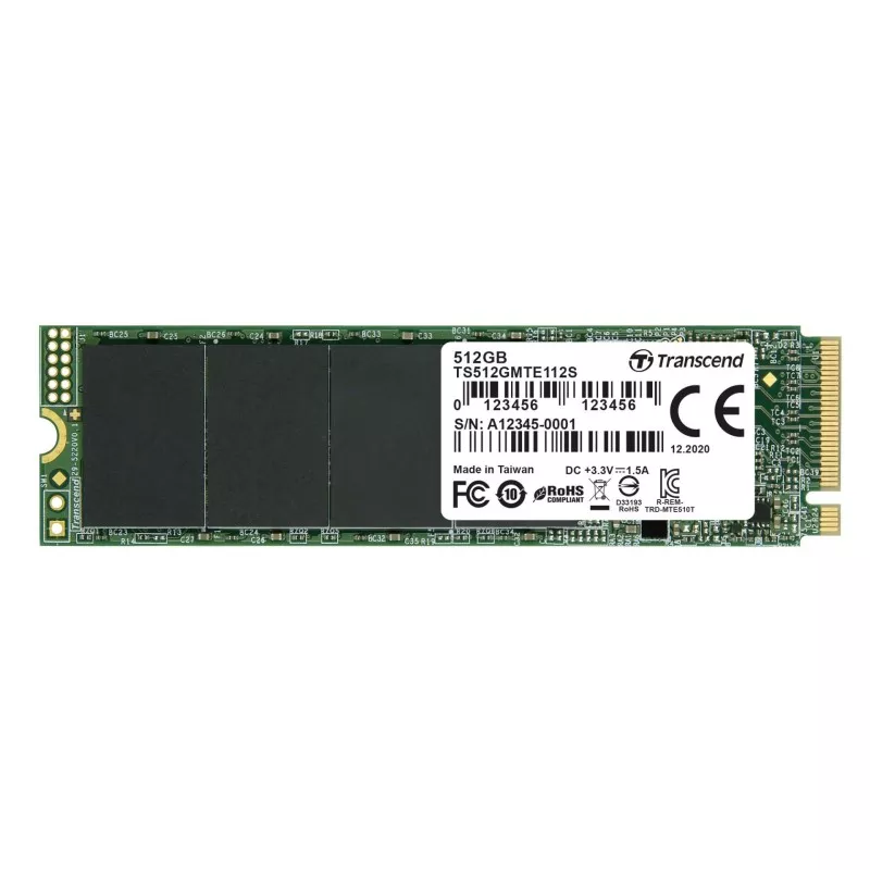 Transcend SSD MTE112S      512GB NVMe PCIe Gen3 x4