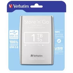 Verbatim Store n Go 2,5      1TB USB 3.0 silver             53071