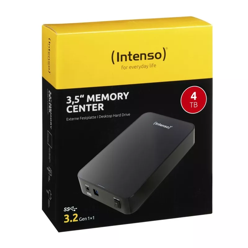 Intenso Memory Center        4TB 3,5  USB 3.2 Gen 1x1 black