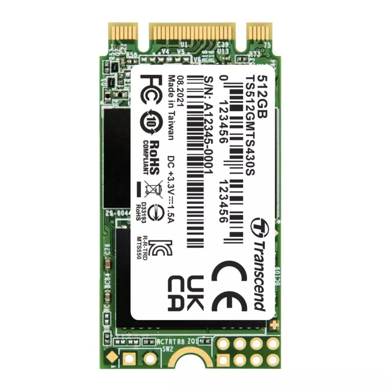 Transcend SSD MTS430S      512GB M.2 SATA III