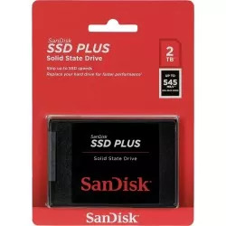 SanDisk SSD Plus             2TB Read 535 MB/s    SDSSDA-2T00-G26