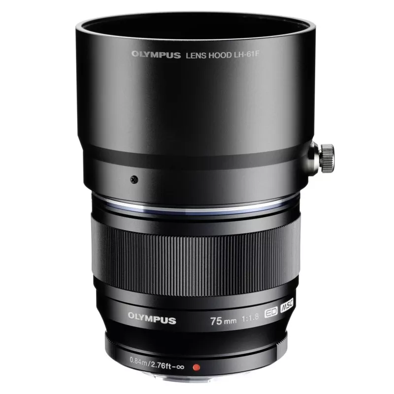 Olympus LH-61F Gegenlichtblende für M7518 schwarz Metall