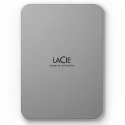 LaCie Mobile Drive           4TB Moon Silver USB 3.2 Type C