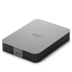 LaCie Mobile Drive           5TB Moon Silver USB 3.2 Type C