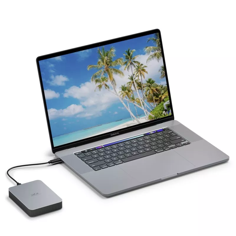 LaCie Mobile Drive           5TB Moon Silver USB 3.2 Type C