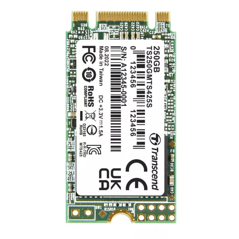 Transcend SSD MTS425S      250GB M.2 SATA III