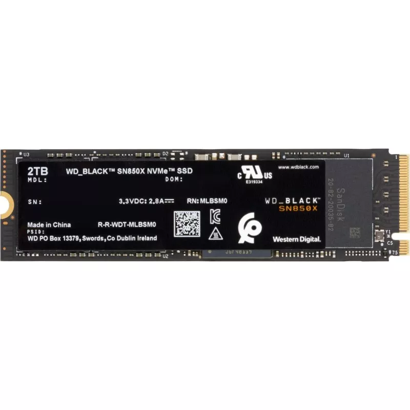 Western Digital Black SSD    2TB SN850 NVMe           WDS200T2X0E