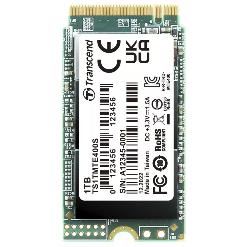 Transcend SSD MTE400S        1TB NVMe PCIe Gen3x4 3D