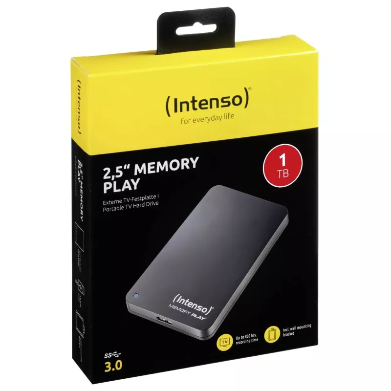 Intenso Memory Play          1TB 2,5  USB 3.0 inkl uchwyt