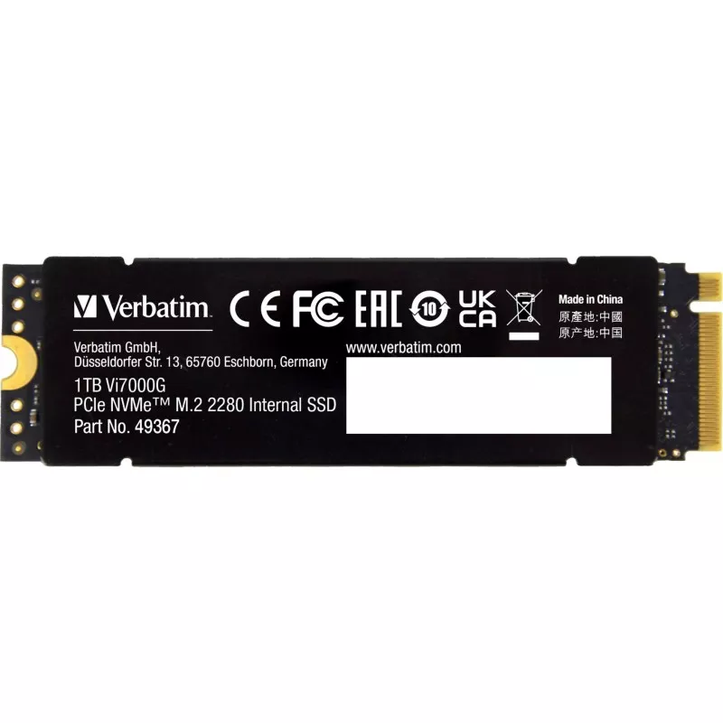 Verbatim Vi7000G M.2 SSD    1TB PCIe NVMe                  49367