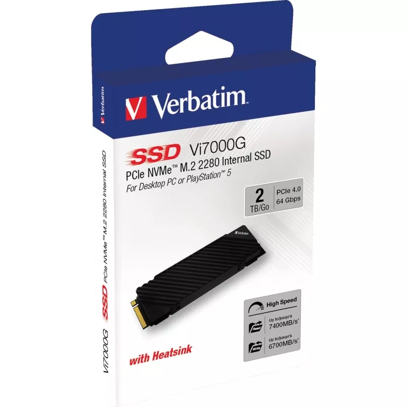 Verbatim Vi7000G M.2 SSD     2TB PCIe NVMe                  49368