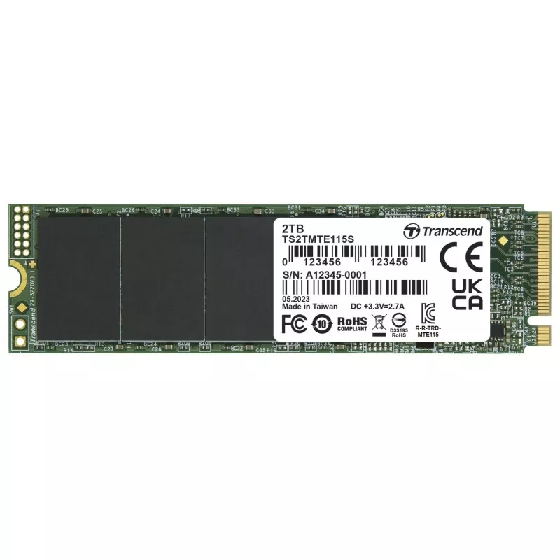 Transcend SSD MTE115S        2TB NVMe PCIe Gen3 x4