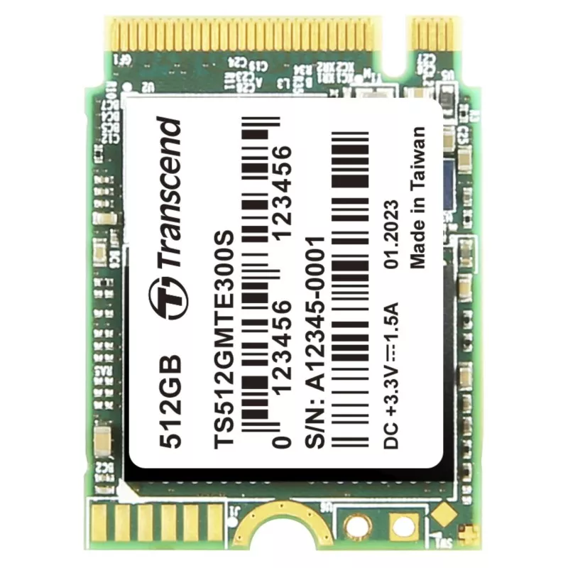 Transcend SSD MTE300S      512GB NVMe PCIe Gen3x4 3D TLC