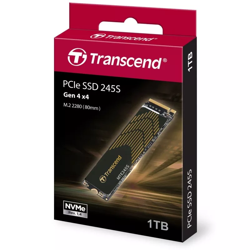 Transcend SSD MTE245S        1TB NVMe PCIe Gen4x4 3D TLC