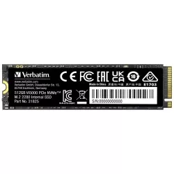 Verbatim Vi5000 M.2 SSD    512GB PCIe4 NVMe                 31825