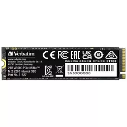 Verbatim Vi5000 M.2 SSD      2TB PCIe4 NVMe                 31827
