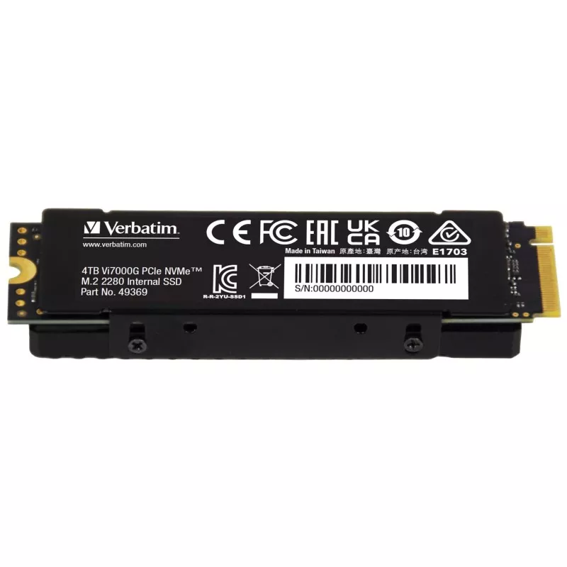Verbatim Vi7000G M.2 SSD     4TB PCIe NVMe                  49369